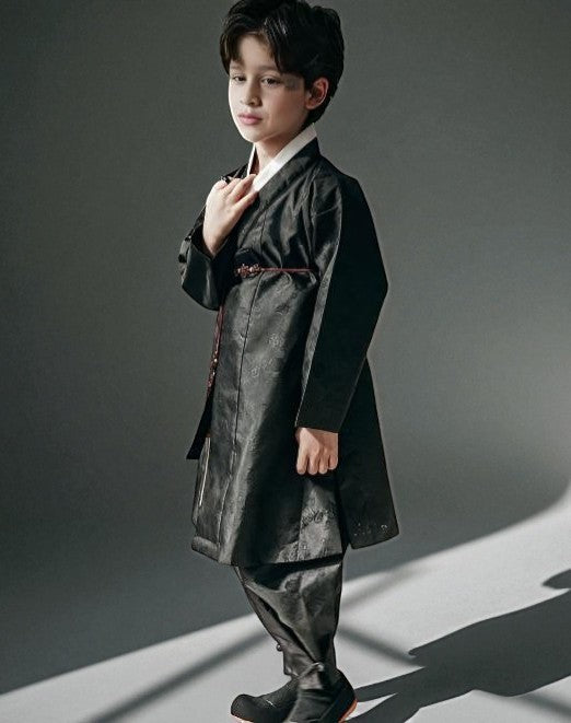 Saja Boys Hanbok, Korean traditional costume for boys, Kids hanbok, K-pop demon hunters, Jinu