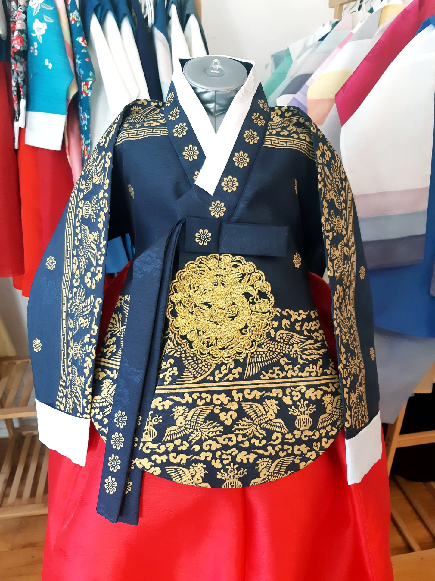 Queen Hanbok girl, Korean traditional costume for girls, Kids hanbok