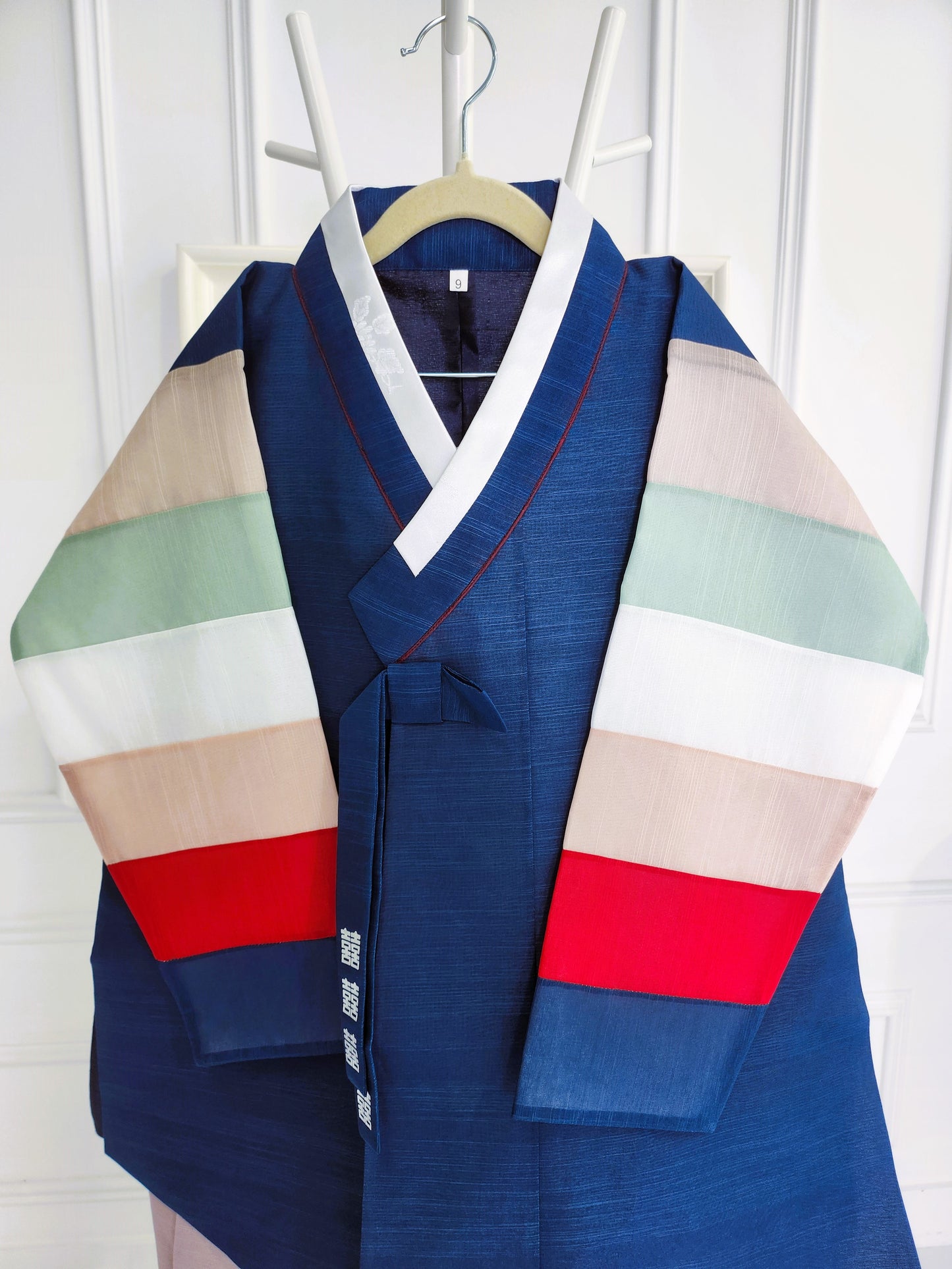 Navy Hanbok Boy, Korean traditional costume for boys, Kids hanbok