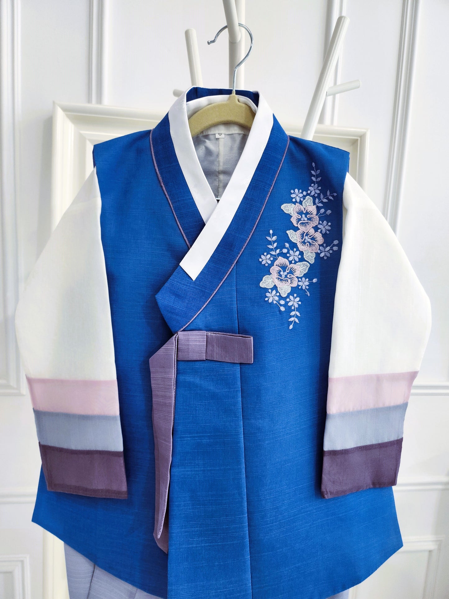 Blue Hanbok Boy, Korean traditional costume for boys, Kids hanbok
