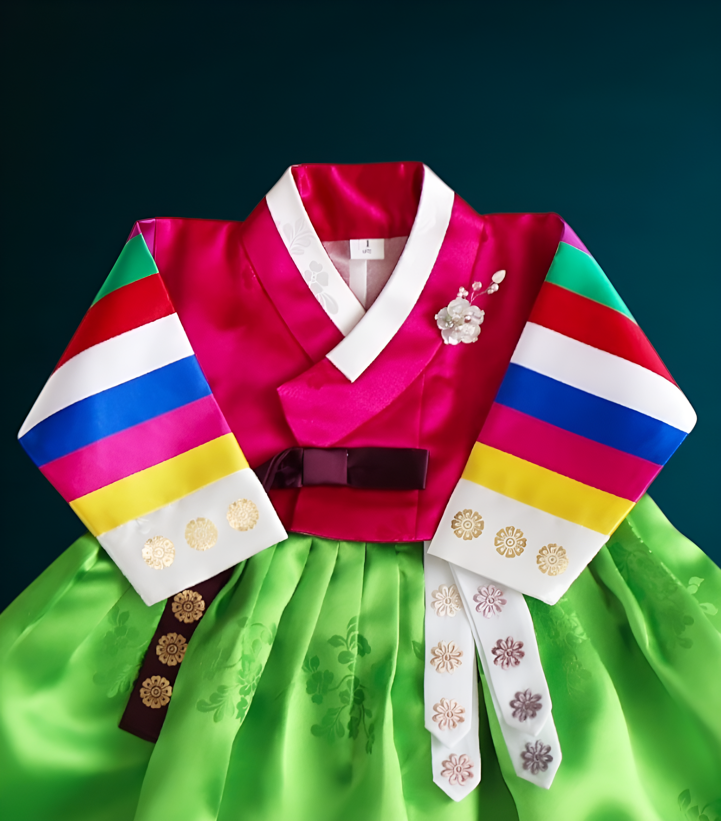 Saekdong Hanbok girl, Korean traditional costume for girls, Kids hanbok