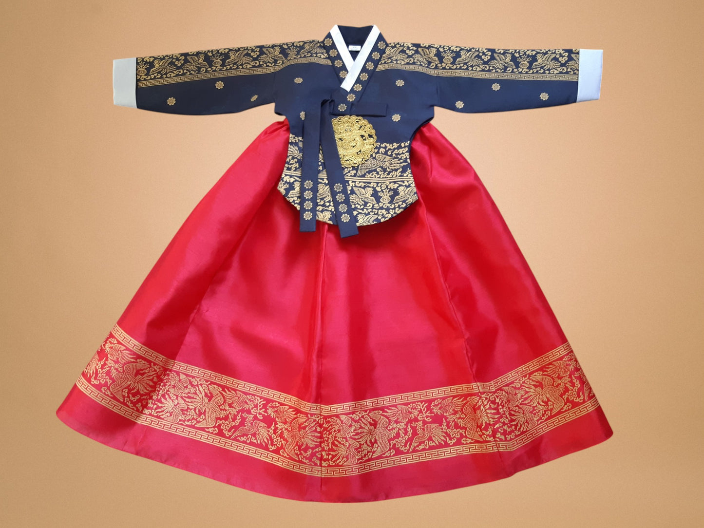 Queen Hanbok girl, Korean traditional costume for girls, Kids hanbok