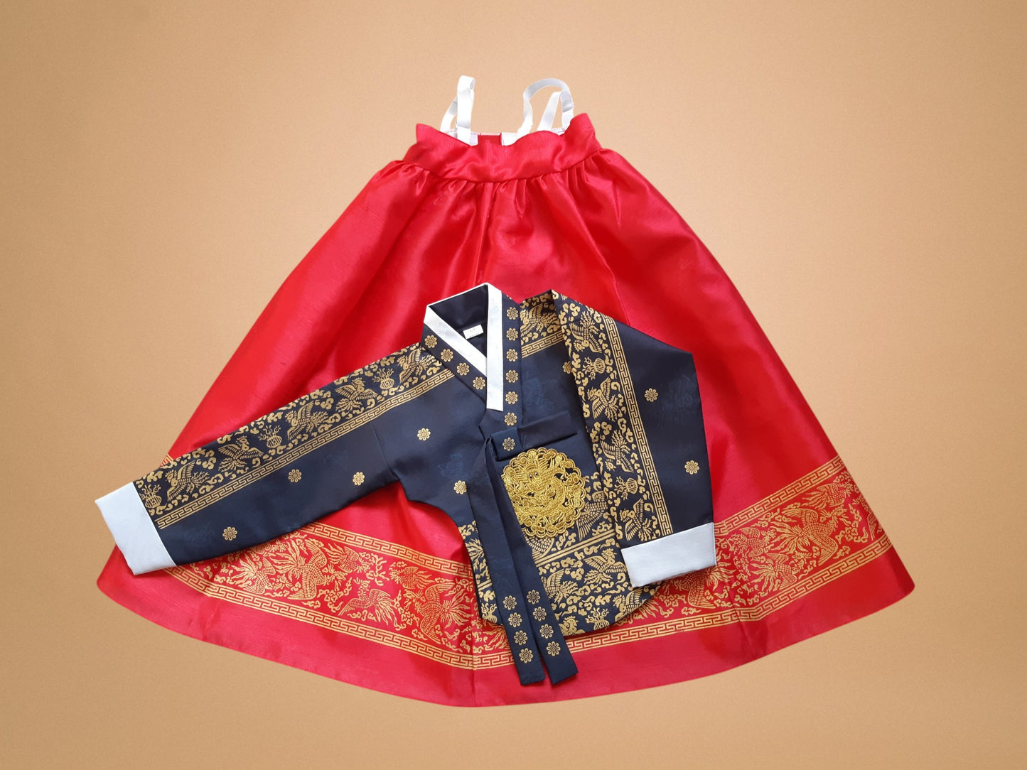 Queen Hanbok girl, Korean traditional costume for girls, Kids hanbok