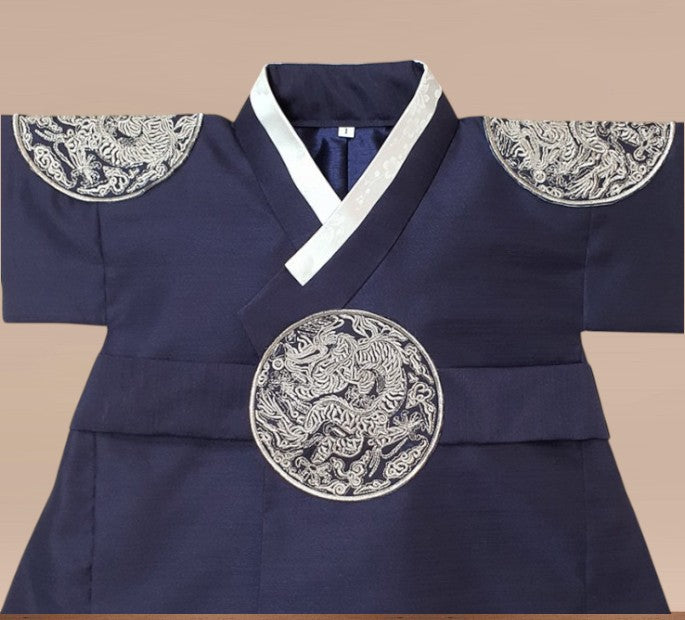 King Hanbok Boy, Korean traditional costume for boys, Kids hanbok
