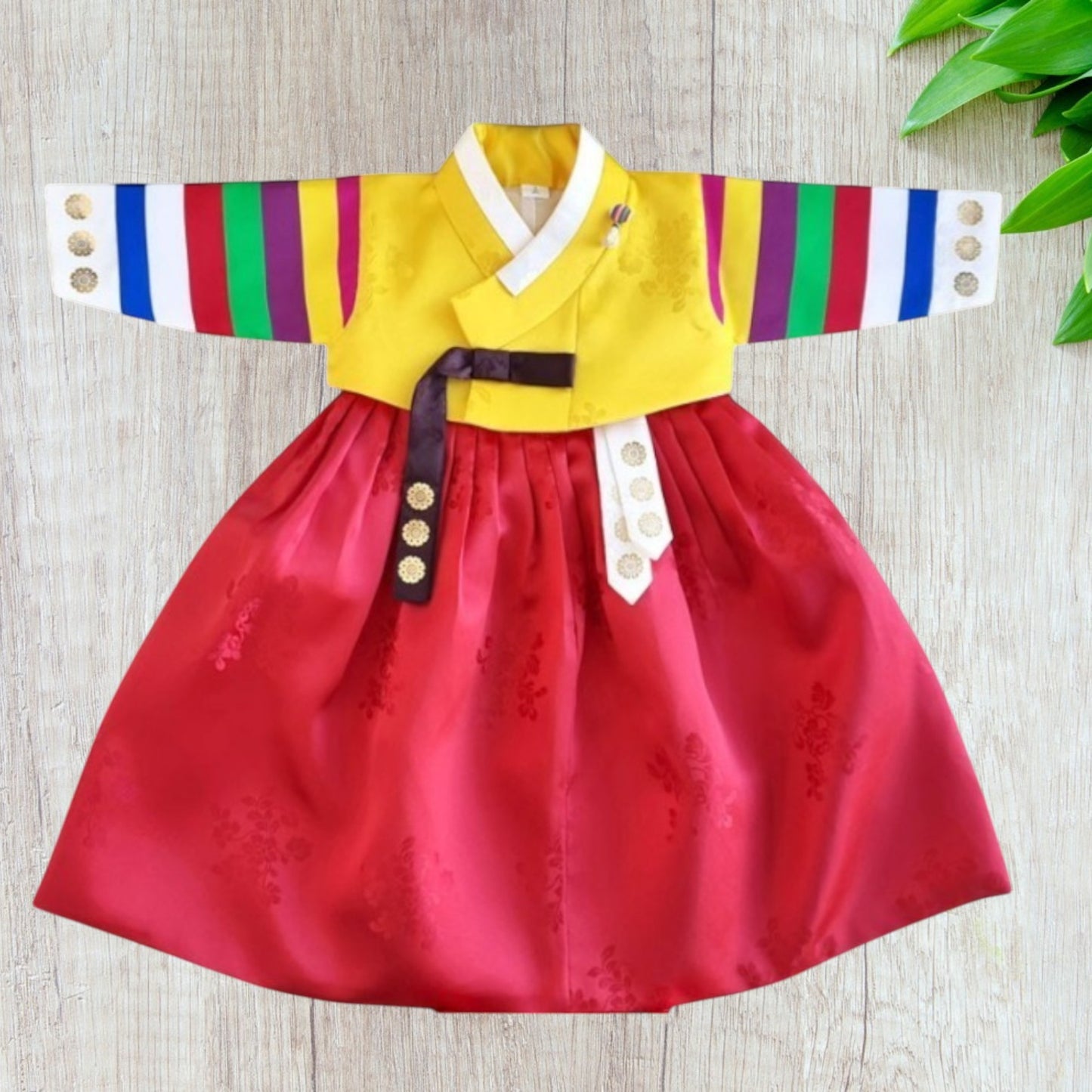 Saekdong Hanbok girl, Korean traditional costume for girls, Kids hanbok